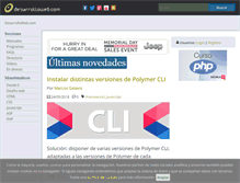 Tablet Screenshot of desarrolloweb.com